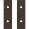Ekena Millwork Premium Barn Door Hollow Core Plates (set of 2), Copper Vein GB6001HCPCV - alternate 1